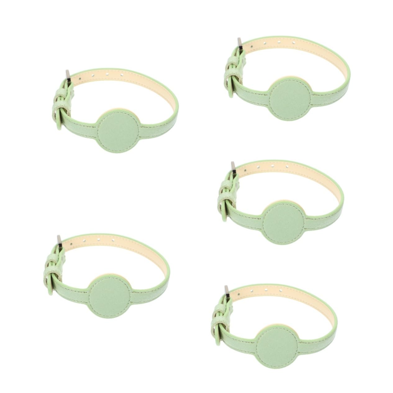 minkissy 5stücke Verstellbares Katzenhalsband Mit Tracer Für Outdoor -katzenhalsband Grün Für Kleine Hunde Und Katzen Für Schutz Vor Verlust