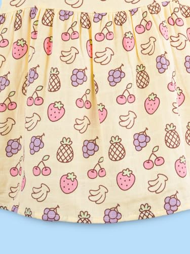 Image of Kidbea Bamboo Cotton Baby Girl Dress, Sleeveless Casual Wear Girls Frock