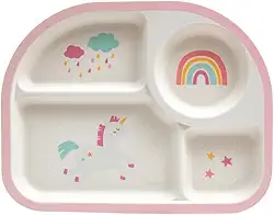 Buba, Prato Com Divisórias Magic Unicórnio
