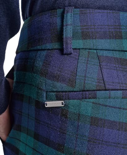 Image of Tommy Hilfiger Solid Sutton Boot Leg Trousers