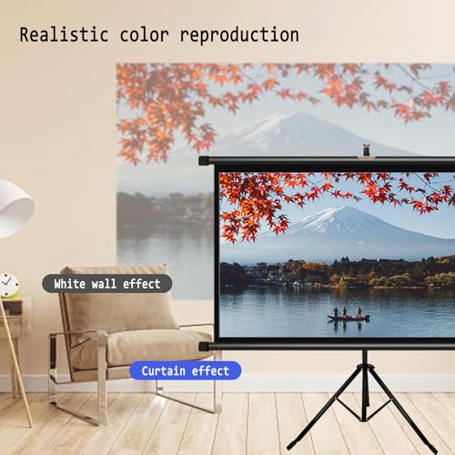 Pantalla portátil para proyector HD 72" 16:9 miniatura 2