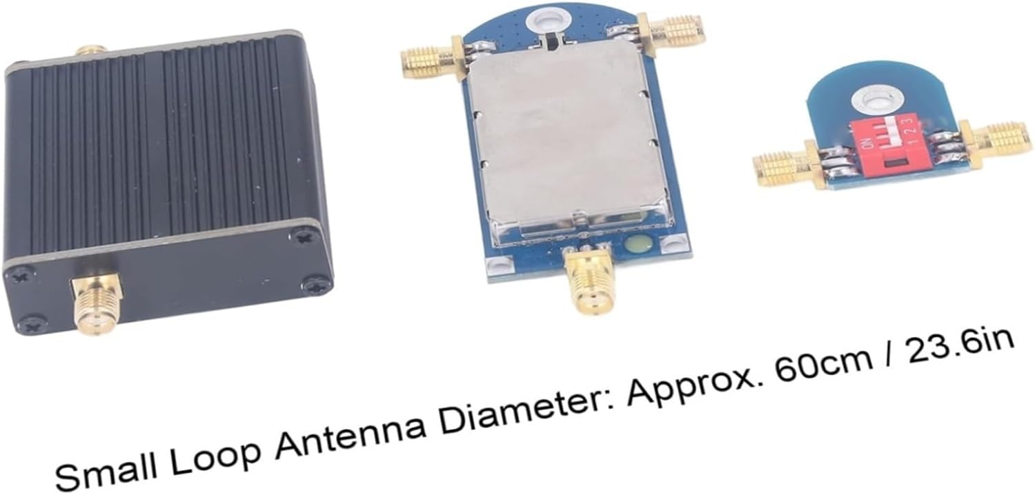 Active Loop for 50K-500MHz 17dB Full Band Wideband Receiver with Complete Circuits for Long Medium Shortwave Reception