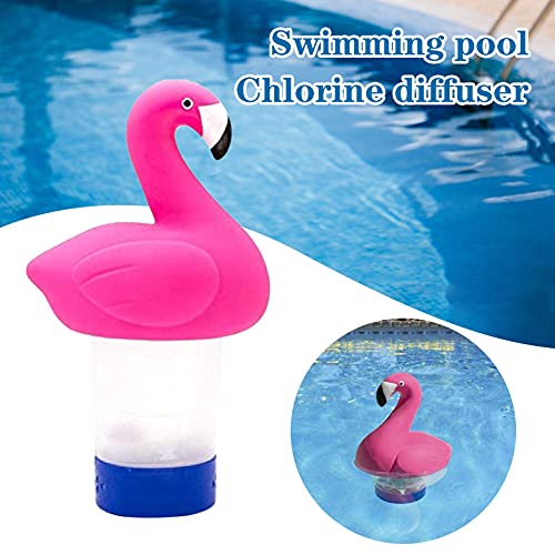 Chloor Floater, Drijvende Chloor Dispenser, Flamingo Drijvende Zwembad Chlorinator Chloormand Voor Chemische Tabletten Past 3 Inch Tabs Broom Houder Gebruikt Voor Pool Spa - Image 6