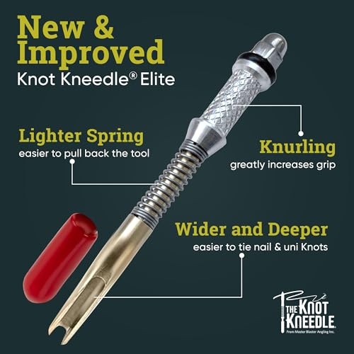 image for KNOT KNEEDLE - Fishing Knot Tying Tool, Fish Hook Tying Tool, Fish Kno