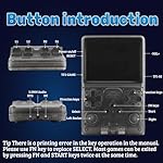 R40S Pro+ Handheld Game Console, 30000 in 1 Games Mini Retro Video Console, 3.5-Inch IPS Screen,256GB TF Memory Memory,Built in 45+ Emulators,3800mAh Battery (Transparent Black 256G) - Image 5