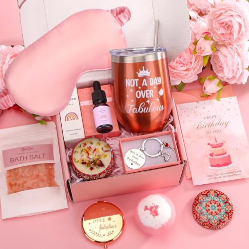 Birthday Pamper Hampers For Women, Pamper Gifts For Her Mother Birthday Present Relaxation Spa Gift Set Birthday Beauty Box Women Birthday Pamper Kit Birthday Bath Gift Care Package For Her - Image 5