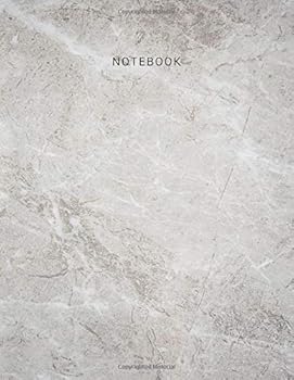 Notebook : Bright White Marble Composition Notebook - Large 8. 5 X 11 - College Ruled 110 Pages