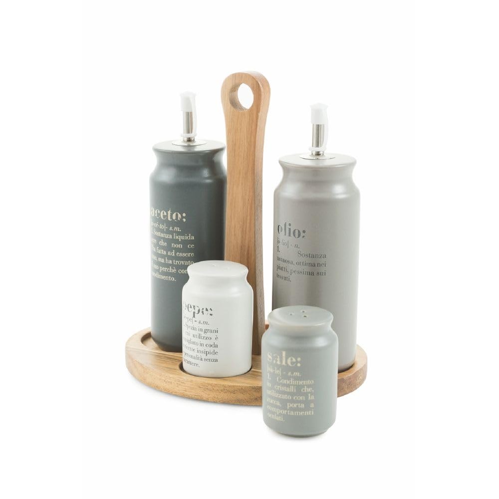 Villa d‘Este Home Tivoli Dressing-Set aus Steingut, Mehrfarbig, Einheitsgröße