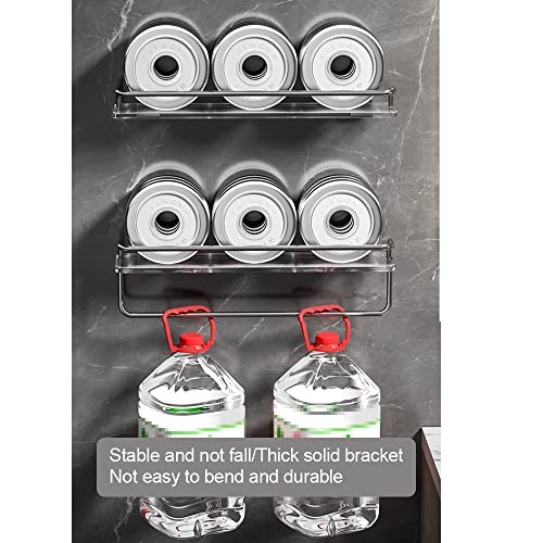 Étagère de rangement murale en acrylique gris pour serviettes et épices - 6