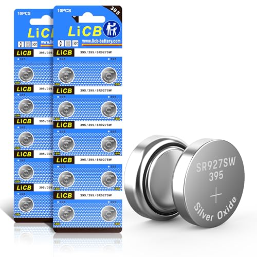 Paquete de 20 pilas SR927SW 395 399 AG7 1.5V para reloj