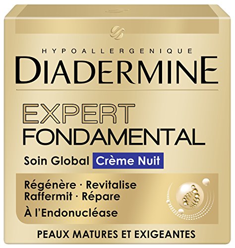 Diadermine - Expert Fondamental - Crème de Nuit - Anti-âge - Pot 50 ml