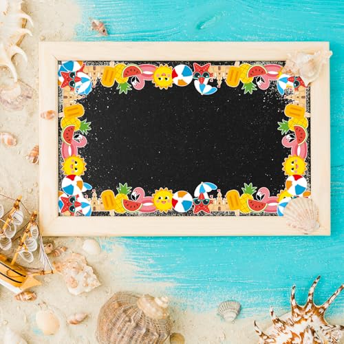 Bordure tableau affichage hawaïen décoration murale fête été 10m - 5