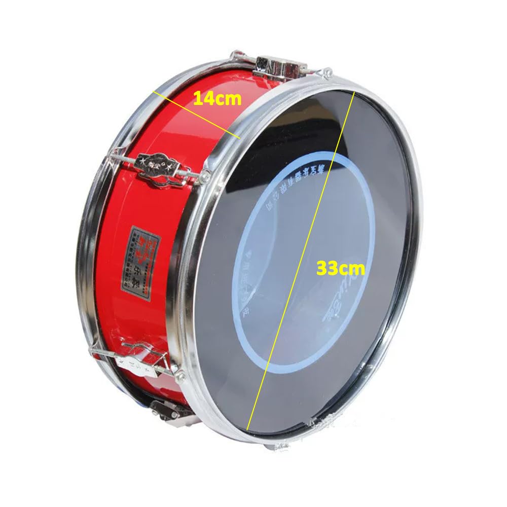 Tambor transparente de doble tono, motivación deportiva, instrumento de percusión para animar juegos, incluye baquetas y correa para el hombro
