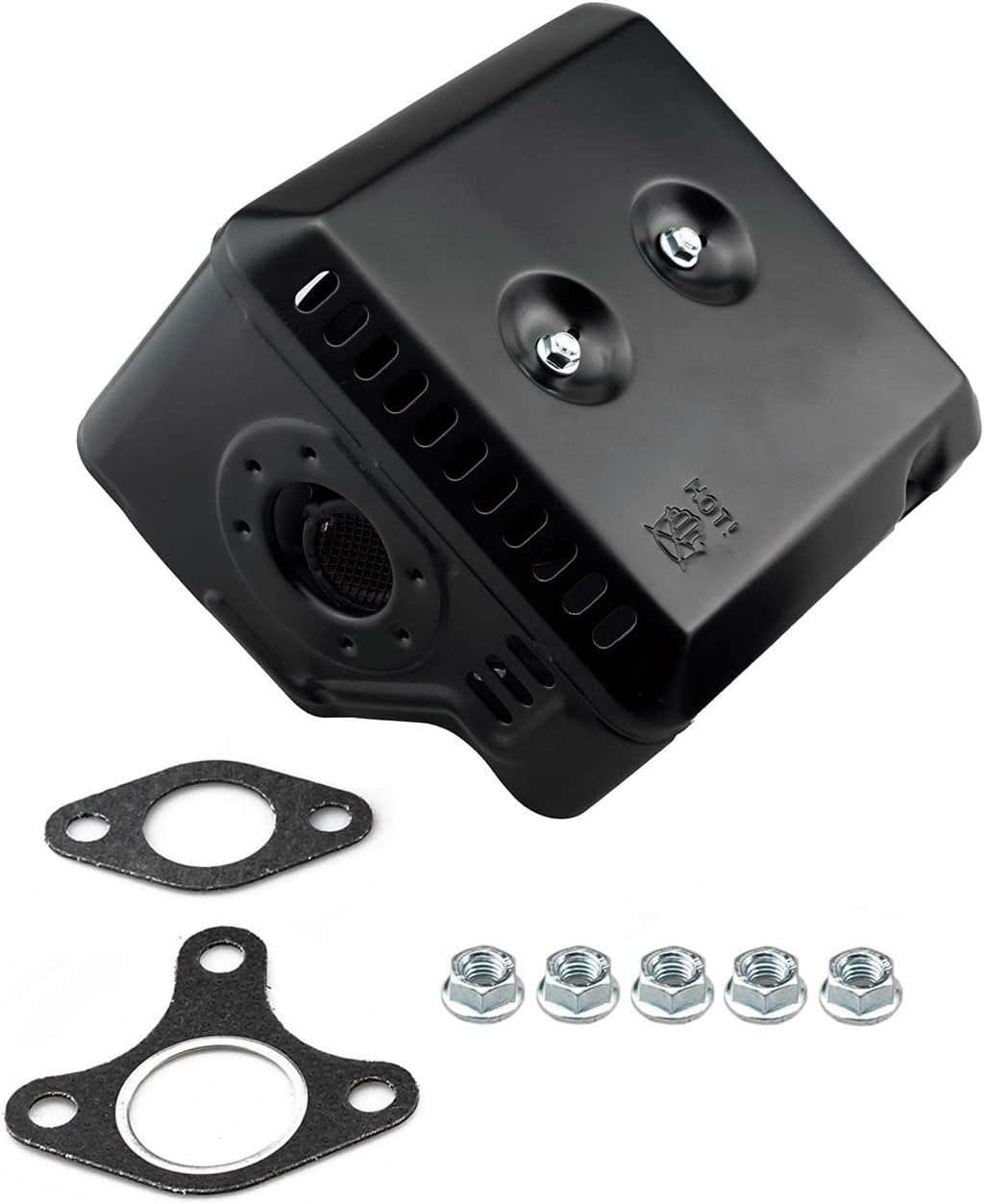 HZ Muffler with Gaskets Mounting Nuts for Honda GX240 GX270 Engine Water Pump Pressure Washer Compressor and More Power Equipment