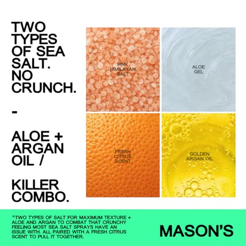 Spray de Sal Marina para Cabello Mason’s Pomade 8 oz miniatura 3