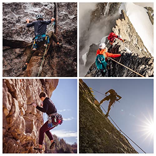 12Mm Climbing Rope,10M(32Ft) 15M(49Ft) 20M(64Ft) Static Rock Climbing Rope With 2 Steel Hooks And Bag,Tree Climbing Rappelling Rope For Outdoor, Climbing Equipment Fire Rescue Parachute Rope #TOP6