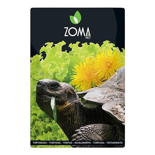 ZOMA Mezcla de semillas para tortugas de tierra, 6 hierbas con diente de león, trébol y lechuga, nutrición óptima para...