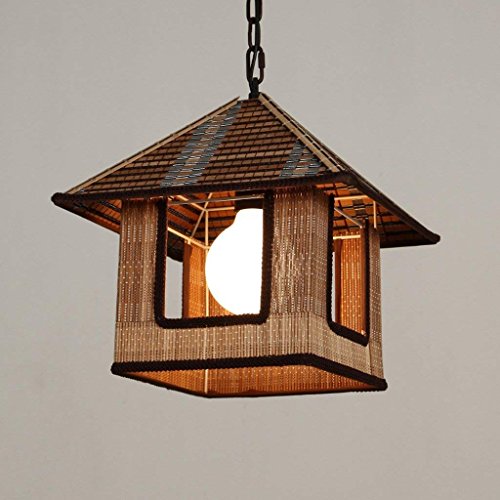 Lustre en bambou créatif pour illuminer un magasin de vêtements avec élégance