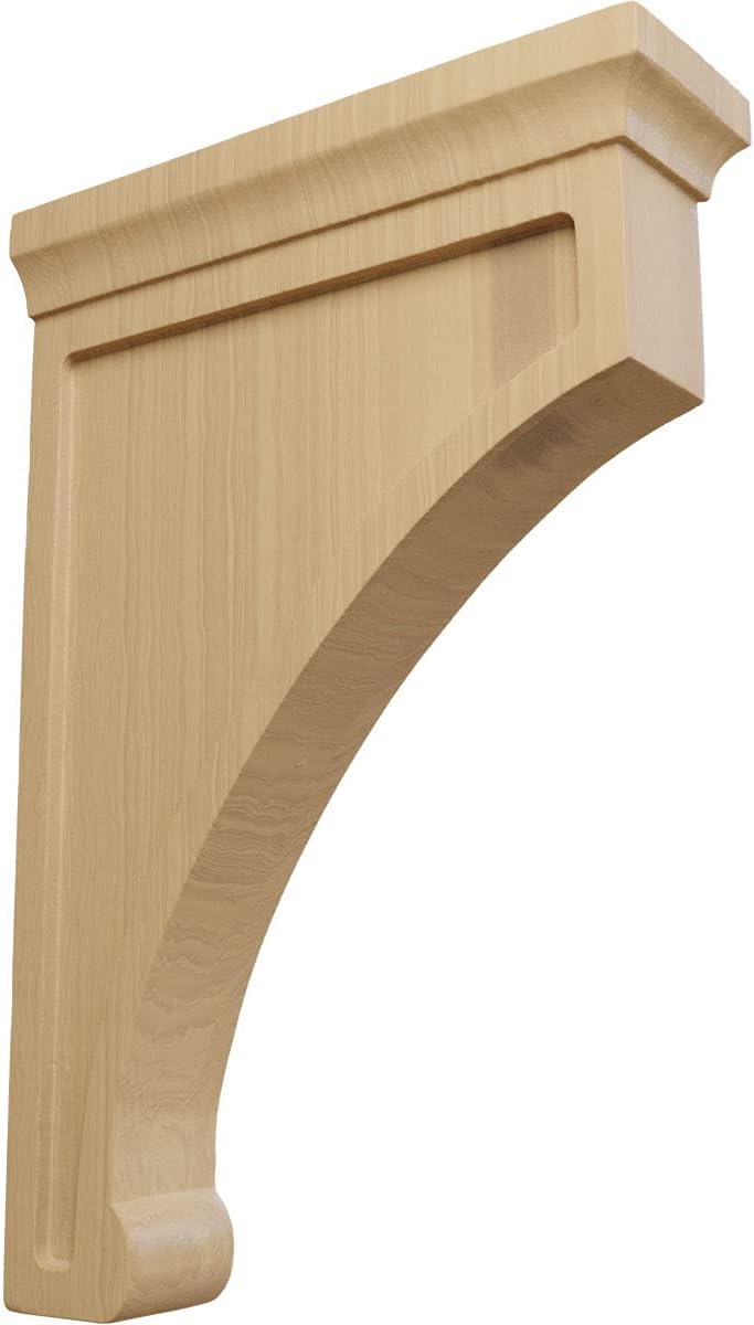 🔥 Cashback up to 70% Ekena Millwork BKTW02X08X12GOCH-CASE-4 2 1/2 W x 8 D x 12 H Extra Large Gomez Wood Bracket, Cherry (4-Pack),