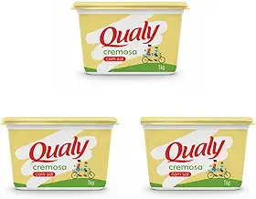 Kit com 03 Margarina Qualy com Sal 500g
