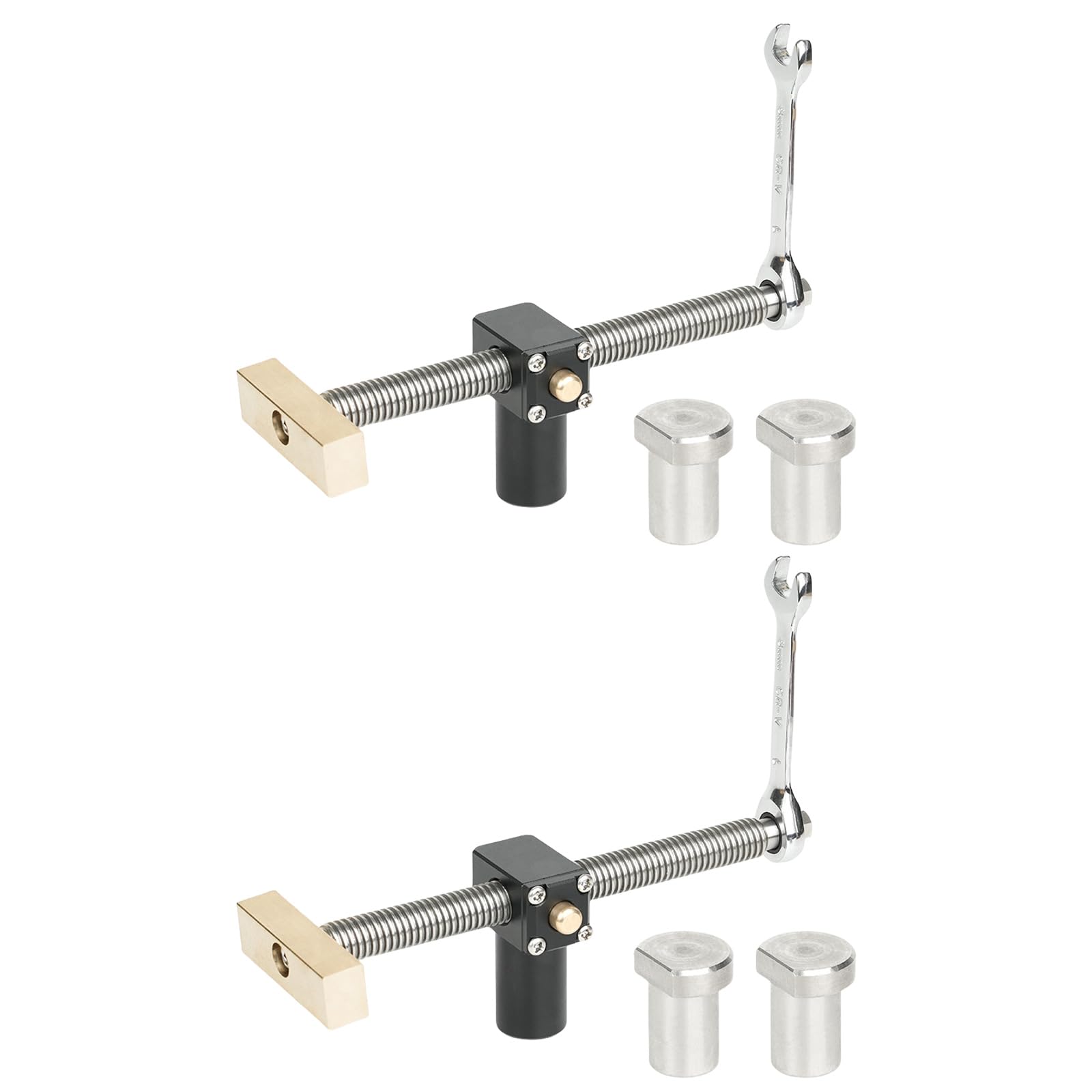 Hdoytxxm 19Mm Woodworking Fast Hold Down Benching Dog Clamp Desktop Quick Acting Hold Down Clamp Adjustable Fast Fixed Clip 19 / 20Mm