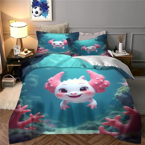 Housse de couette japonais grues en vol 220x240 cm parure lit king microfibre