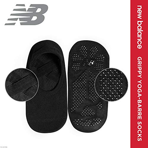 New Balance Yoga Socks for Women/Men - Non Slip Barre Socks with Grips/Straps | Sticky Gripper Exercise Fitness Sock Shoes for Yoga, Barre, Pilates, Ballet, Dance, Workout, Home, Casual, Hospital4