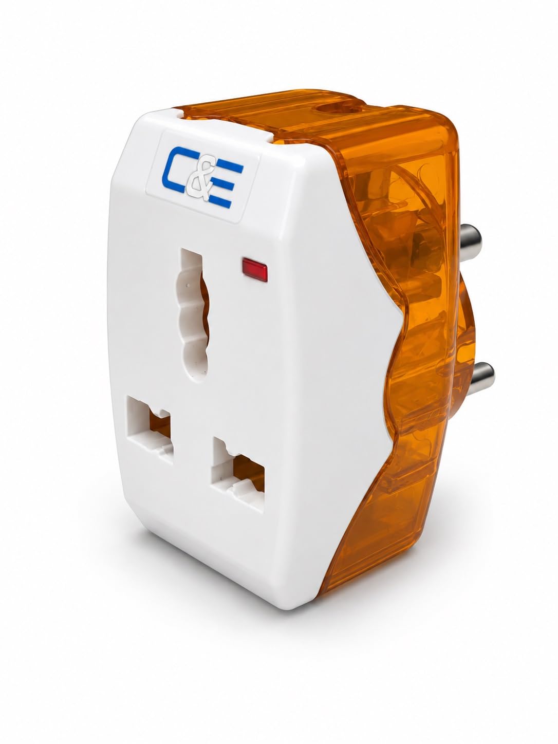 C & E-(Cables & ETC)-6A 3 Pin Multi Plug Socket Travel Adapter with Universal Socket | Compact Extension for Home, Office & Travel Use-2pc-image-44