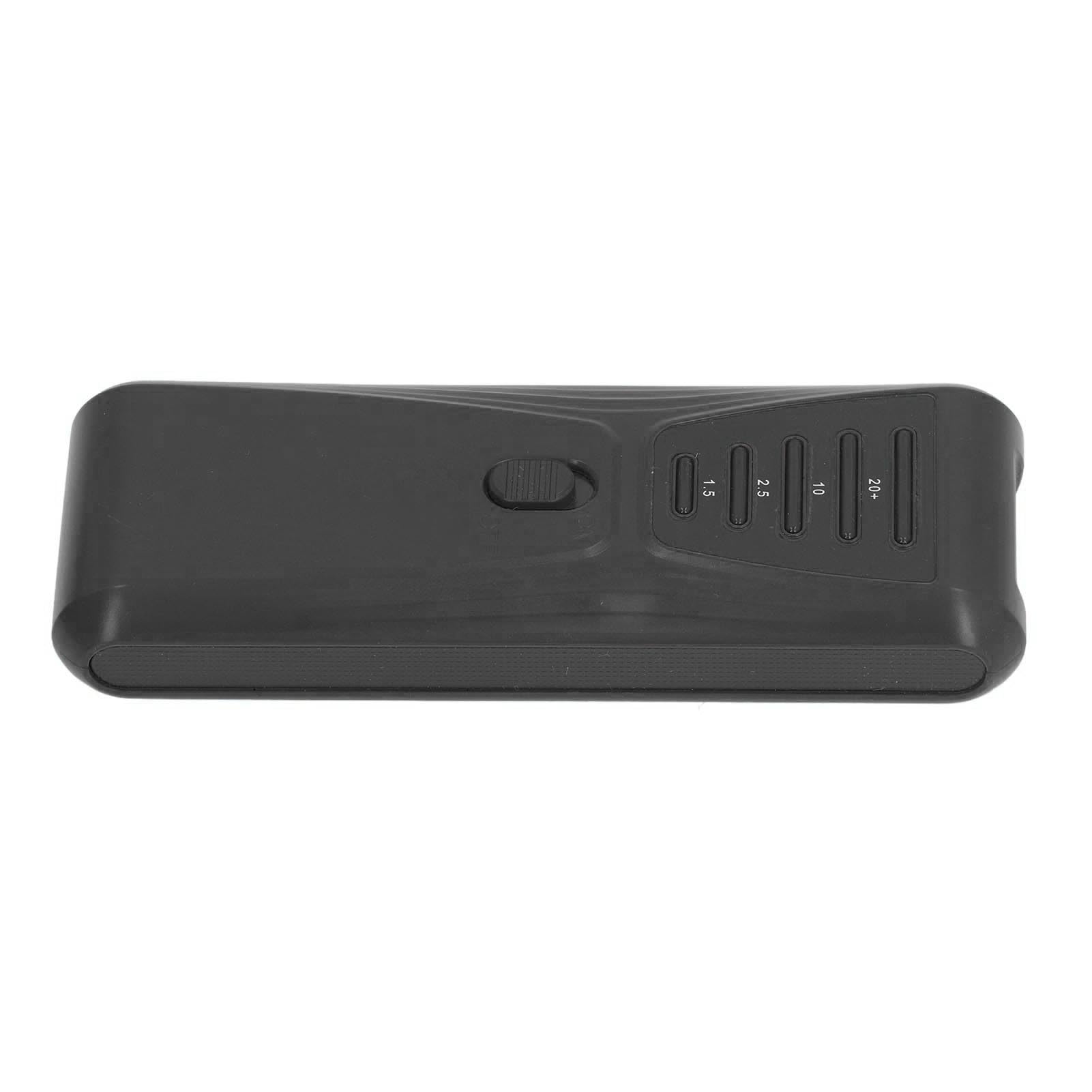 Magnetic Field Detector 5 Colorful LED Indicators Electromagnetic Field Radiation Tester EMF Meter (Black)