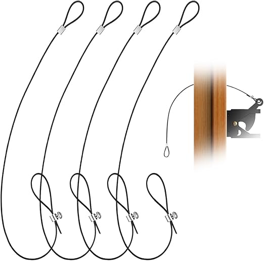 MARRTEUM Gate Latch Cable Pull, 19 Inch Stainless Steel