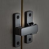 Schiebetür Schloss,Türriegel Innen,90/180 Grad Edelstahl-Riegelschloss,Heavy Duty Schloss...