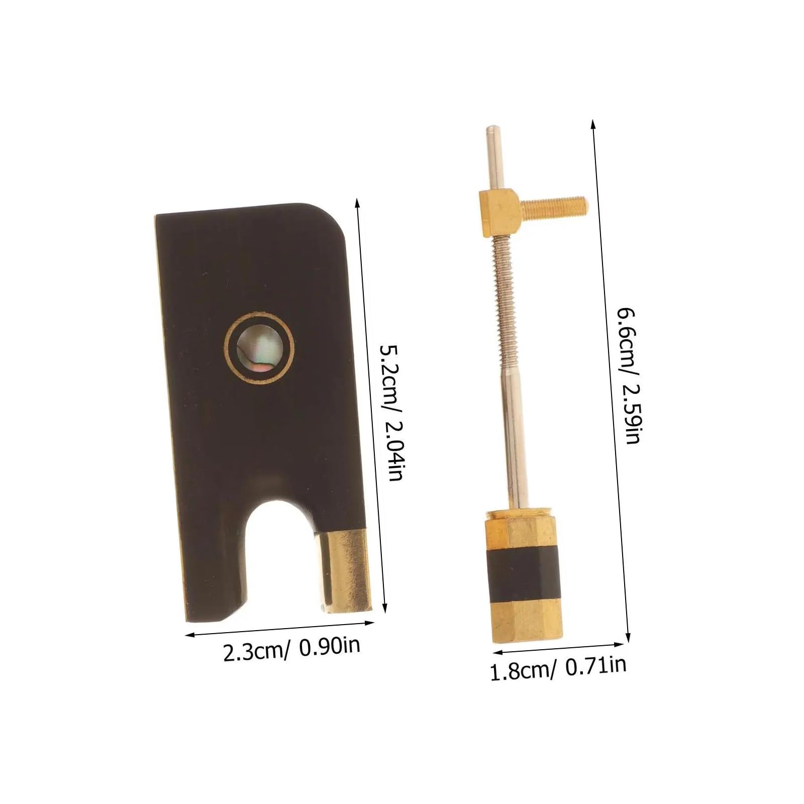 Części skrzypiec Ebony Bow Professional Accessories Maweiku Parts Zestaw śrub miedzianych Praktyczne narzędzie(Type 2)