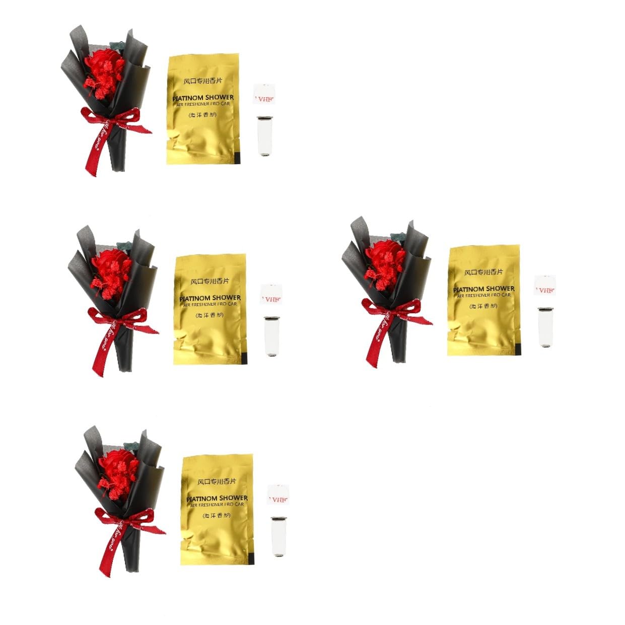 iplusmile 4pezzi Fiore Immortale Clip Per Ventilazione Auto Decorazione Unica Per Bocchette Aria Diffusore Di Profumo Per Auto e Casa Design Elegante e Adorabile Da Donna