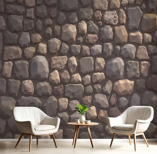 Papier peint texture de roche 3D pour transformer votre bureau