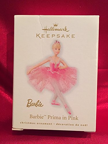 Hallmark Prima in Pink Barbie Ballerina 2010 Ornament