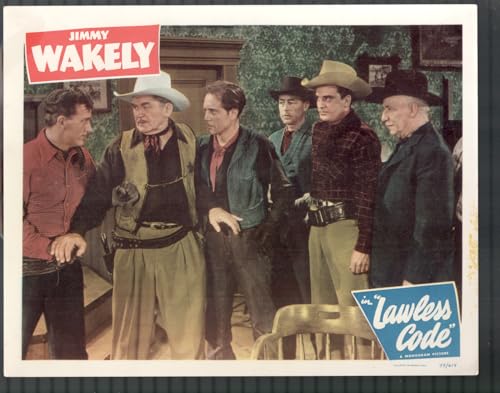 MOVIE POSTER: Lawless Code 11x14 Lobby Card Jimmy Wakely Western
