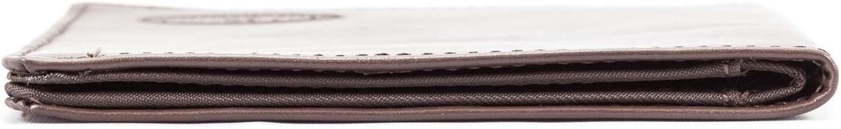 Big Skinny Men's Slimline Leather Bi-Fold Slim Wallet, Holds Up to 25 Cards - Image 4