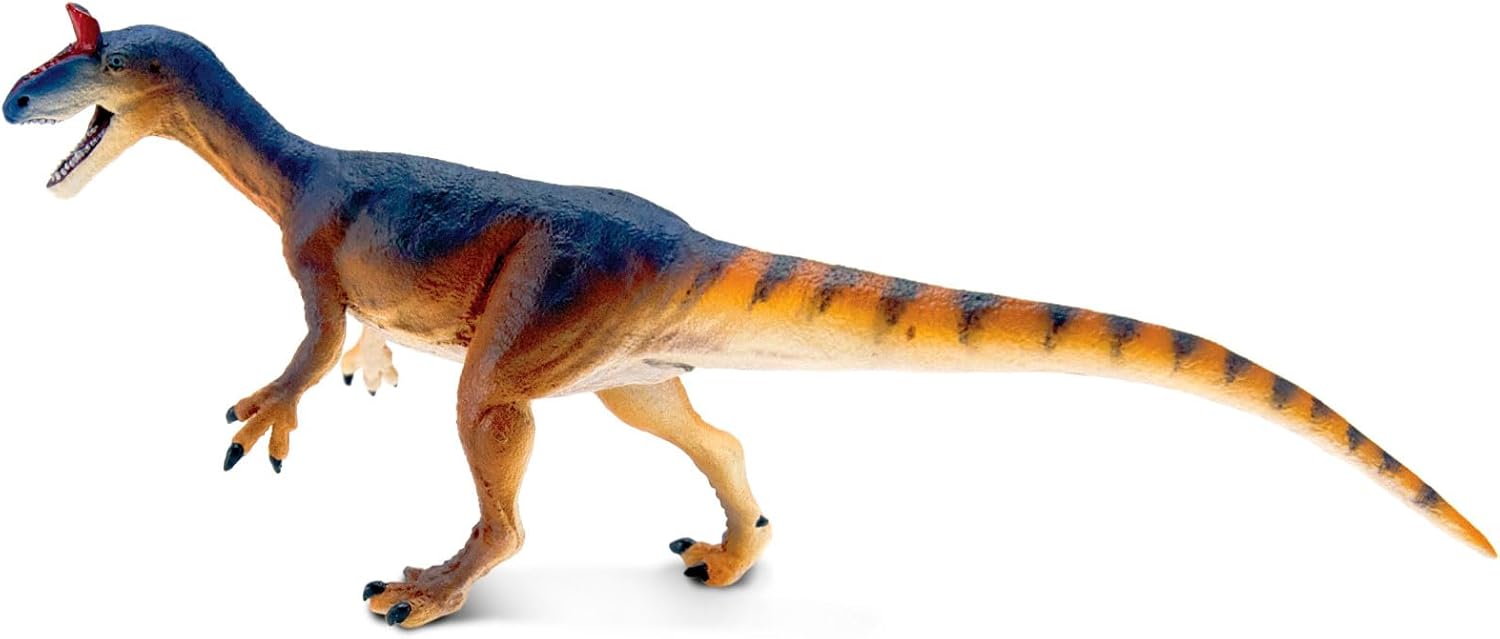Safari Ltd. Cryolophosaurus Figurine - Detailed 8" Dinosaur Figure - Educational Toy for Boys, Girls, and Kids Ages 3+