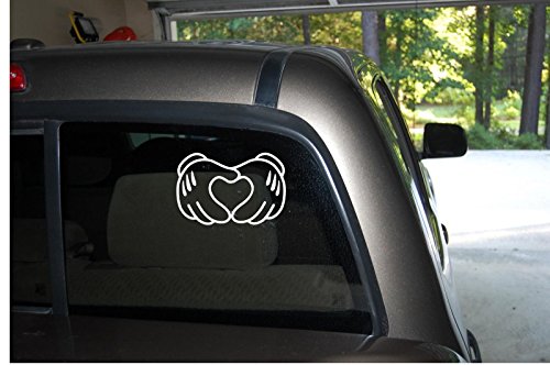 Classy Vinyl Creations Mickey Mouse Walt Disney Disney World Decal Car Truck Automotive Window Black or White Decal Bumper Sticker 4.3" H X 6.2" W