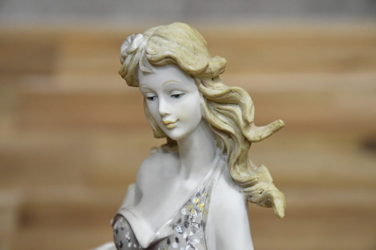 Amazon.co.jp: フィギュリン 置物 陶器 エレガント 西洋人形 女性像