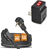 Seamless Power Solution: Extension Cord & Port Power Adapter Combo