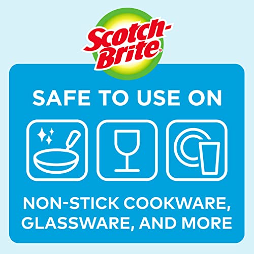 Image of Scotch-Brite Dobie Sponge Cloths | Scrub & Wipe | Non-Scratch | Absorbent | 2 Pack
