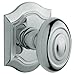 Baldwin 5077.IMR Individual Bethpage Estate Door Knob without Rosette, Polished Chrome