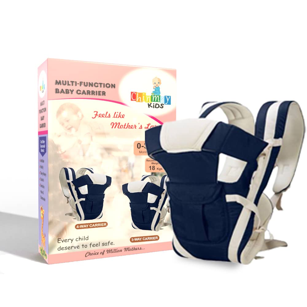 Chinmay Kids 4-in-1 Adjustable Baby Carrier Cum Kangaroo Bag/Baby Carry Sling/Back/Front Carrier for Baby with Safety Belt and Buckle Straps-image-40