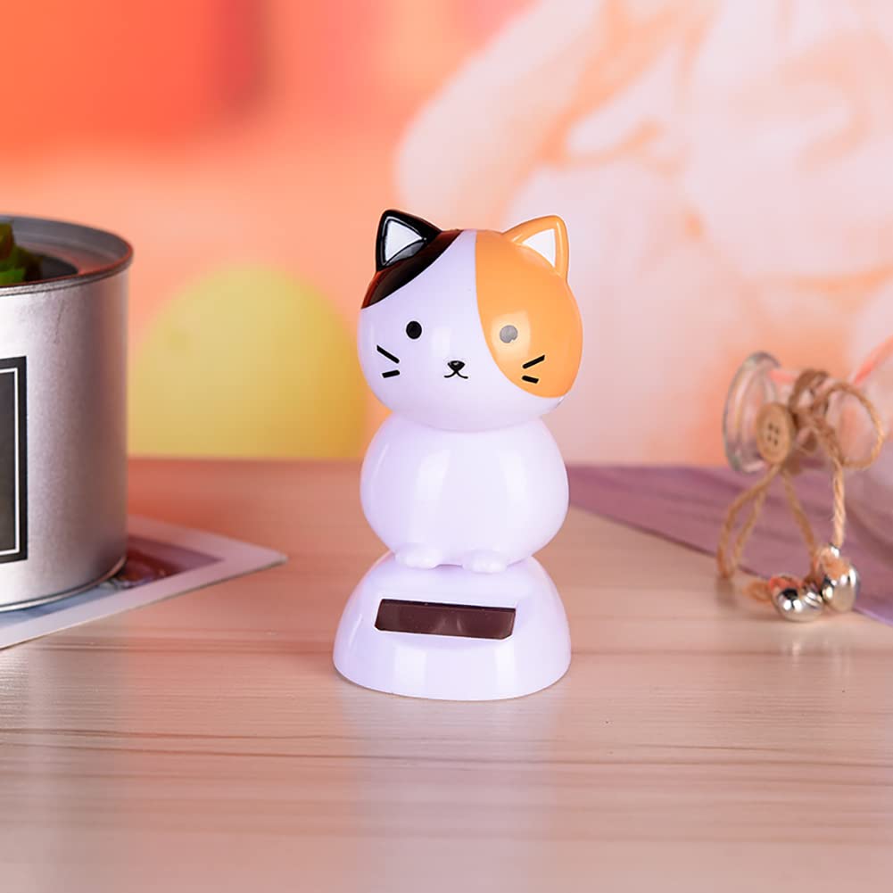 Asudaro Jouet Danseur Solaire Pour Chat – Figurine Mignonne à Énergie Solaire Pour Décoration De Voiture, Bureau Et Balcon