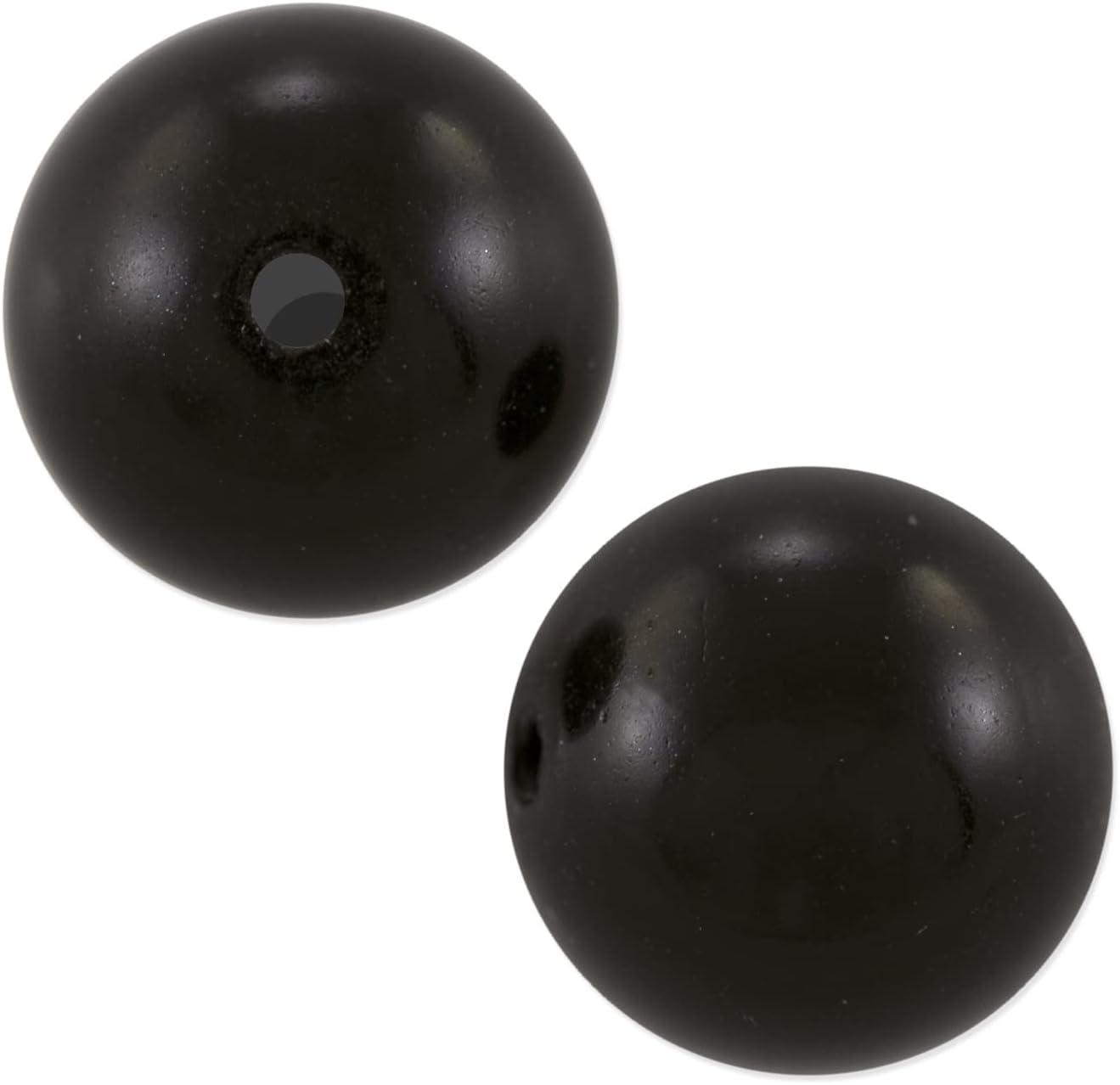 Preciosa Crystal Nacre Round Pearl 4mm Magic Black (Package of 40)