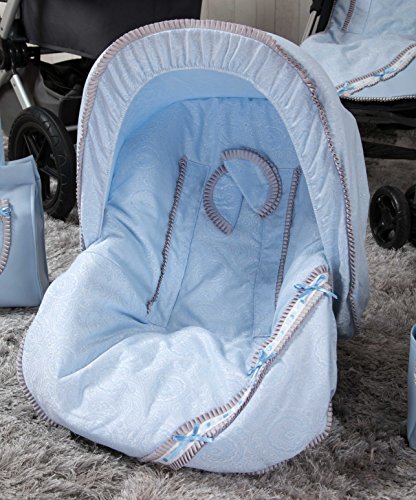 Housse porte-bébé Groupe 0 bleu pour des balades sereines en famille