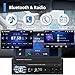 Radio de coche - Podofo 1 DIN Car Stereo GPS Navigation Receptor...