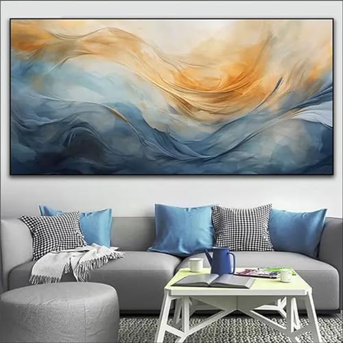 Peinture Diamant 5D Nuage abstrait avec strass complet pour un art créatif grand format