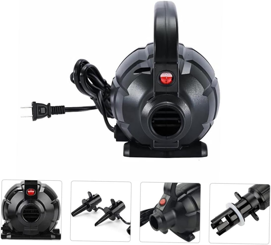 Electric Air Pump for Gymnastics Inflatable Boats Air Beds More High Pressure Compressor with Multiple Nozzles for Versatile Plug